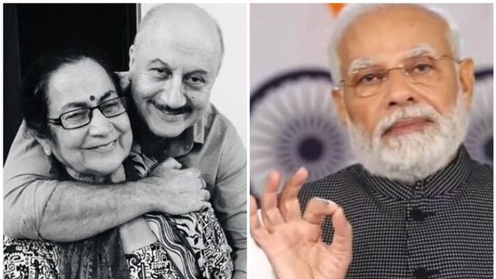 Anupam Kher says his mother likes PM Modi more than her sons Anupam Kher says his mother likes PM Modi more than her sons