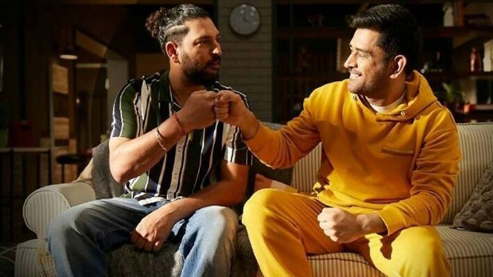 mahendra singh dhoni and yuvraj singh meet after long time fans says friends forever mda mahendra singh dhoni and yuvraj singh meet after long time fans says friends forever mda