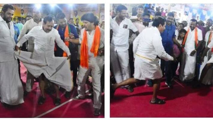 H Raja participated in the Kabaddi match held on the occasion of Prime Minister Modi birthday H Raja participated in the Kabaddi match held on the occasion of Prime Minister Modi birthday