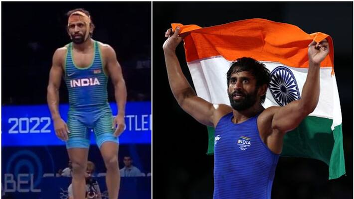 Bajrang Punia win Bronze Medal in World Wrestling championships 2022 spb Bajrang Punia win Bronze Medal in World Wrestling championships 2022 spb