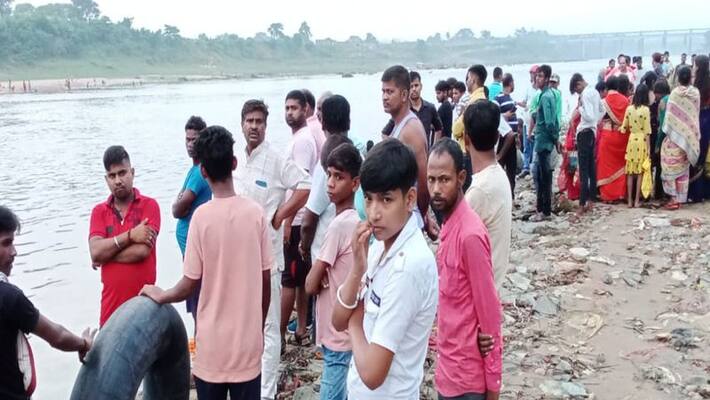 Two children died due to flowing into the river in Jamshedpur pwt Two children died due to flowing into the river in Jamshedpur pwt
