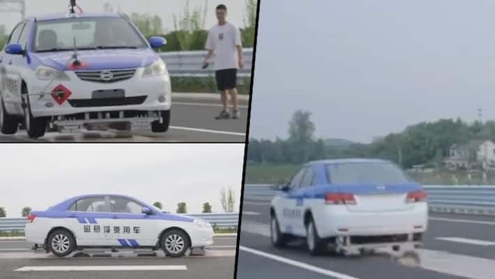 Watch China tests flying car with magnetic technology that goes up to 143 miles per hour gcw Watch China tests flying car with magnetic technology that goes up to 143 miles per hour gcw