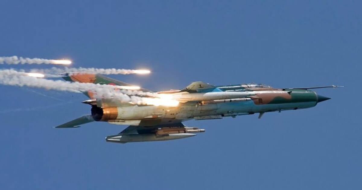 விமானப் படையின் மிக் 21 ஜெட் விமானம் விபத்து: பொதுமக்கள் இருவர் பலி!