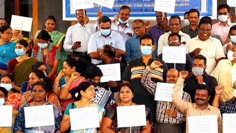 Technical university professors strike in Puducherry