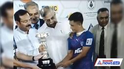 Sunil Chhetri insulted During Presentation After Winning Durand Cup 2022 Final see video KPZ