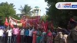 SRMU unions protest in Trichy Ponmalai demanding various demands!
