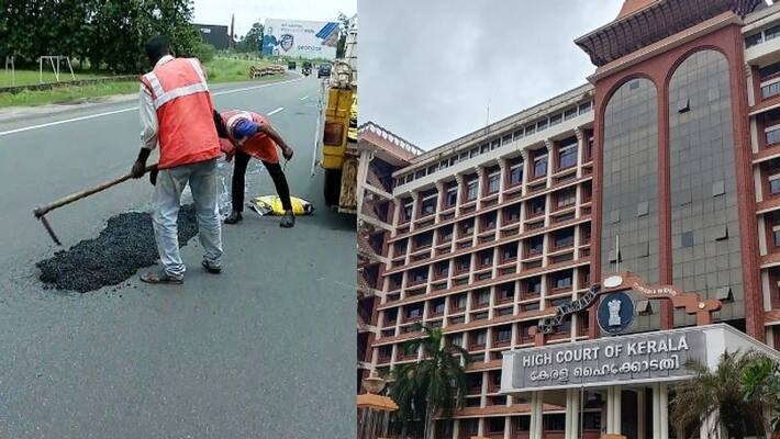 Kerala HC against Public work department in potholes in Road Kerala HC against Public work department in potholes in Road