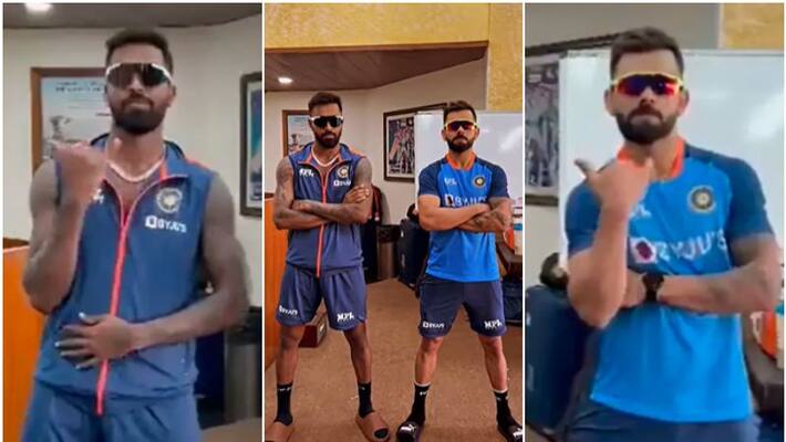 India vs Australia 2022 Virat Kohli and Hardik Pandya dance video goes viral ahead of T20 Series against Australia spb India vs Australia 2022 Virat Kohli and Hardik Pandya dance video goes viral ahead of T20 Series against Australia spb