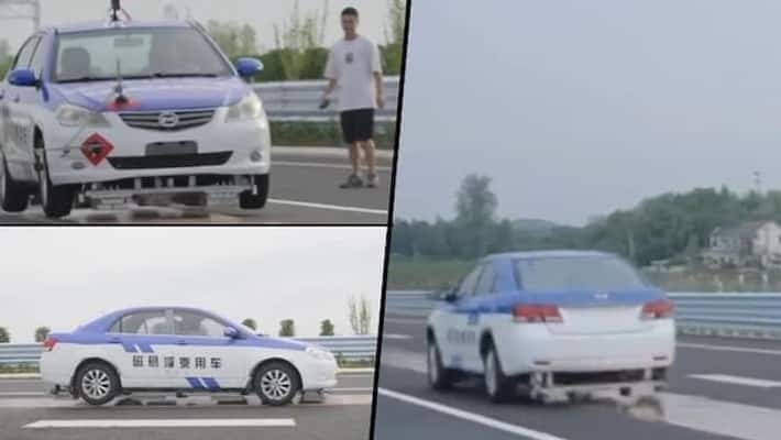 China tests flying car with magnetic technology vva China tests flying car with magnetic technology vva