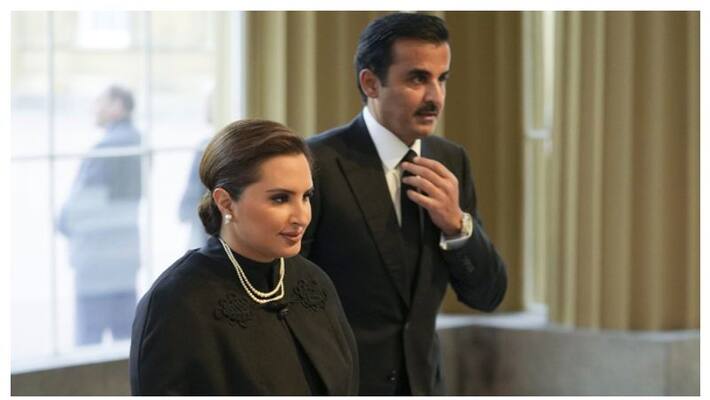 Qatar amir and wife attend reception ceremony hosted by King Charles III Qatar amir and wife attend reception ceremony hosted by King Charles III