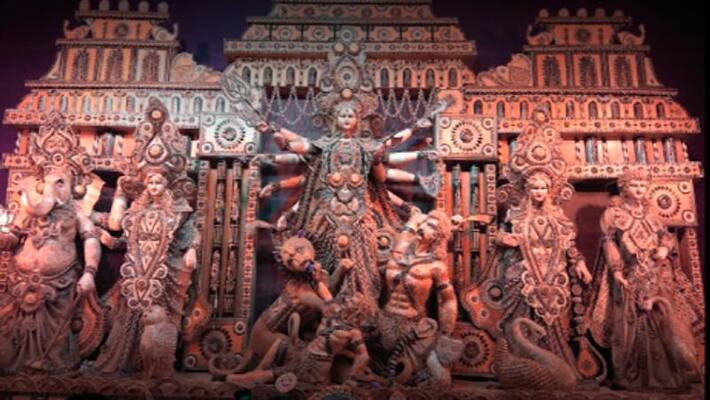North Kolkata Durga Puja 2022 Young Boys Club pandal Preparation and theme puja news ANBSS North Kolkata Durga Puja 2022 Young Boys Club pandal Preparation and theme puja news ANBSS