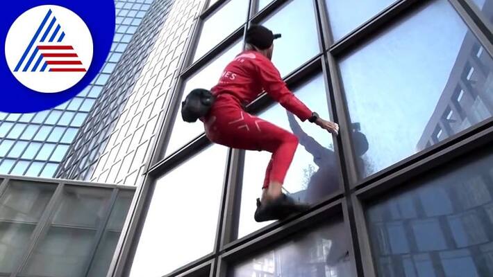 French man climbing 48 Storey highrise Building without using any tool akb French man climbing 48 Storey highrise Building without using any tool akb