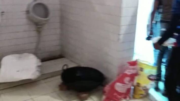 food served to kabaddi players in toilet video from uttar pradesh goes viral food served to kabaddi players in toilet video from uttar pradesh goes viral