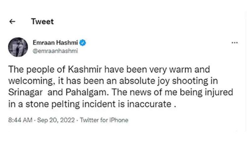 emraan hashmi reacts on news of stones pelted at him in pahalgam kashmir AKA