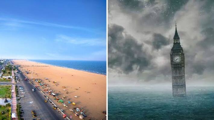 Sea level rise threatens to submerge coastal areas of Chennai within the next 5 years Sea level rise threatens to submerge coastal areas of Chennai within the next 5 years