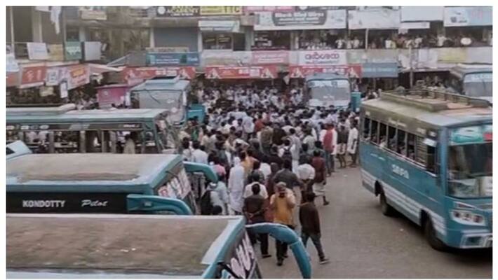 students fight in malappuram bus stand students fight in malappuram bus stand
