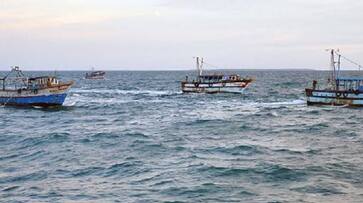 14 fishermen from Tamil Nadu were arrested by the Sri Lankan Navy, causing tension in the Rameswaram area KAK 14 fishermen from Tamil Nadu were arrested by the Sri Lankan Navy, causing tension in the Rameswaram area KAK