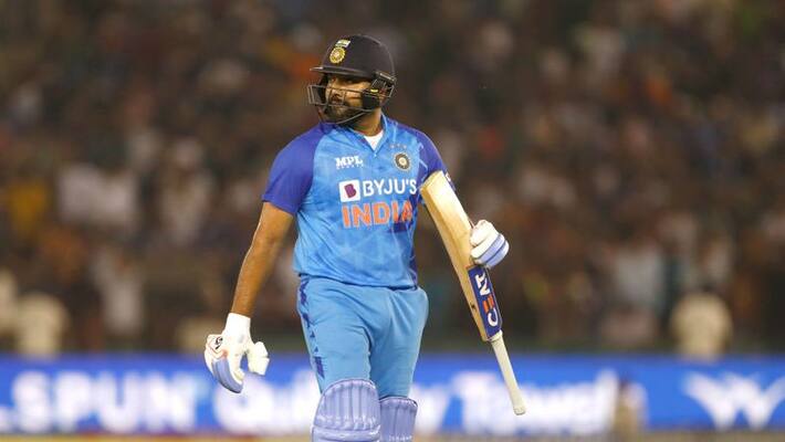 Rohit Sharma equals leading six-hitter record in T20I cricket Rohit Sharma equals leading six-hitter record in T20I cricket