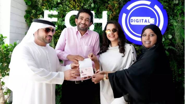 actress Bhavana received uae golden visa actress Bhavana received uae golden visa