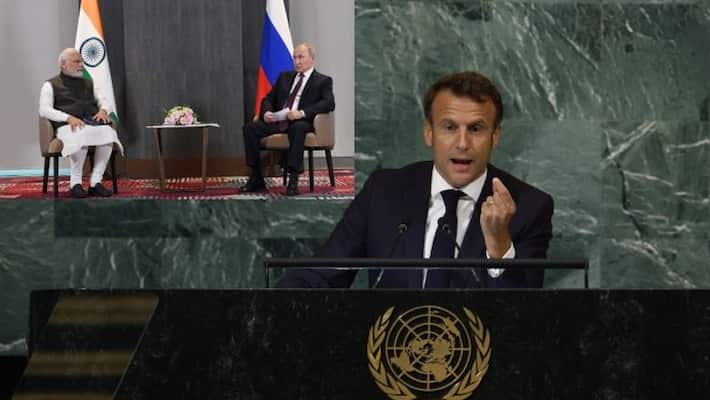 Narendra Modi was right French President cites Indian PM advice to Putin over war in Ukraine at UNGA Narendra Modi was right French President cites Indian PM advice to Putin over war in Ukraine at UNGA