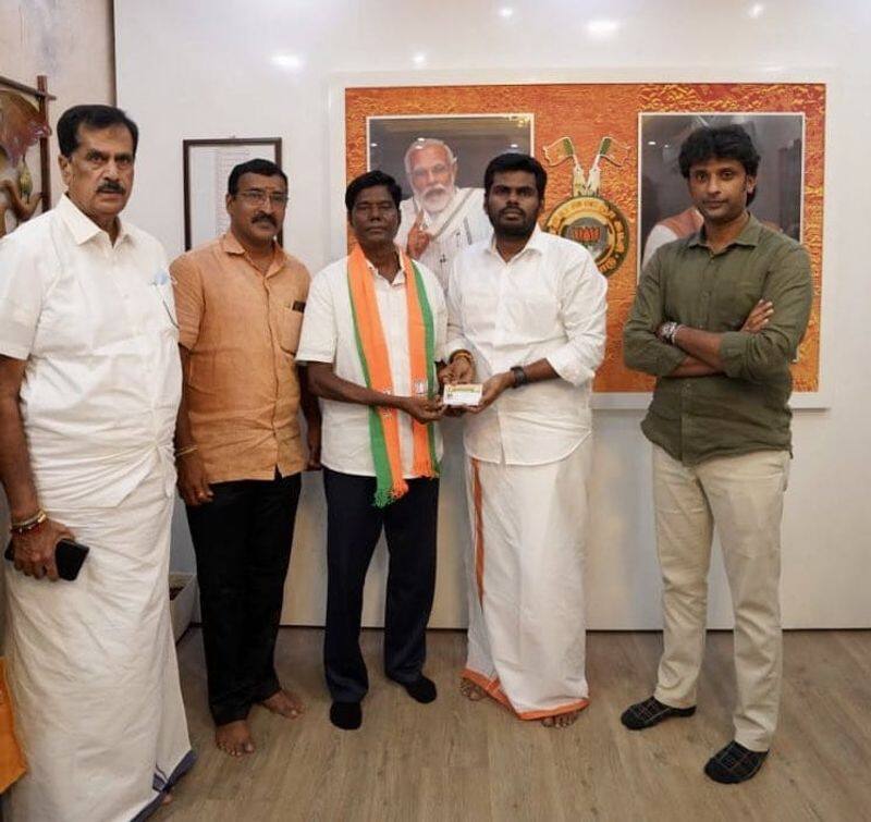 Former AIADMK MLA Arun Subramanian joined the presence of BJP state president Annamalai