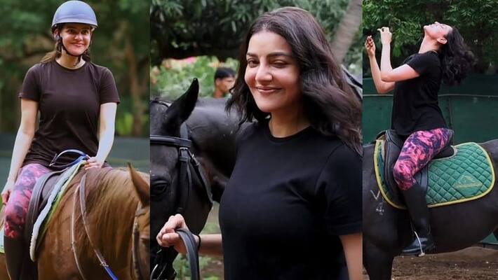 kajal agarwal take risk for indian 2 movie video goes viral kajal agarwal take risk for indian 2 movie video goes viral