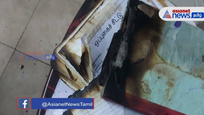 Fire in village administration office.. Files destroyed.. Police investigation. Fire in village administration office.. Files destroyed.. Police investigation.