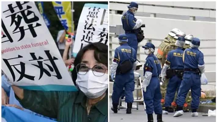 Man Sets Himself On Fire after Protesting Japan Shinzo Abe State Funeral san Man Sets Himself On Fire after Protesting Japan Shinzo Abe State Funeral san
