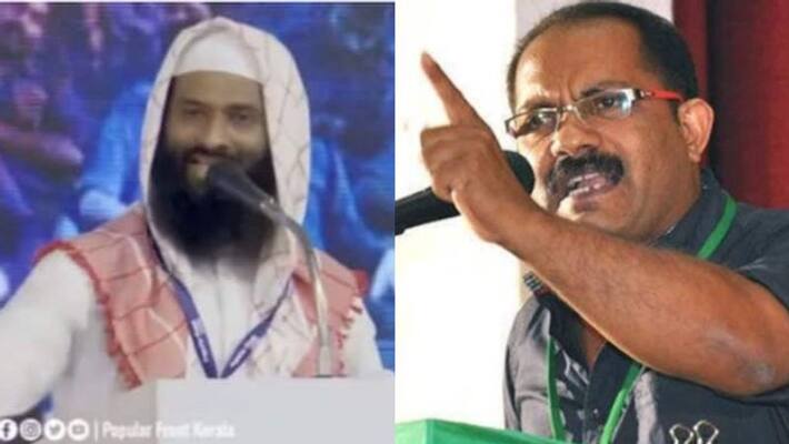 KM Shaji against Popular front leader controversial speech KM Shaji against Popular front leader controversial speech