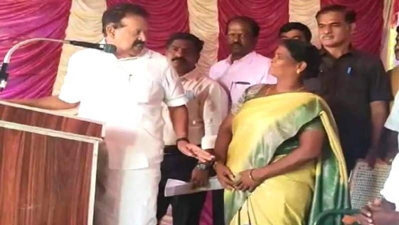 BJP has demanded that Ponmudi should be removed from the ministerial post for insulting women