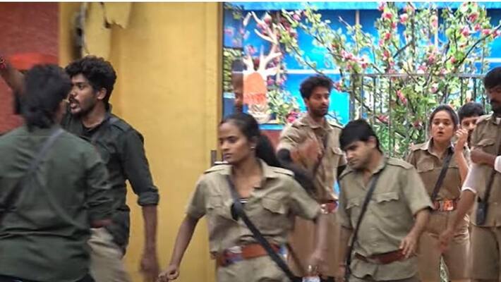marina kidanpped by Surya in Bigg Boss house marina kidanpped by Surya in Bigg Boss house