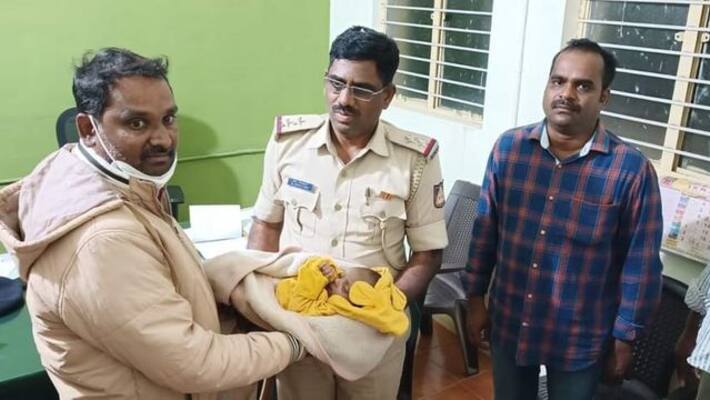 Father Sells His 25 Days Old Son to 50 Thousand Police Register Case at Chamarajanagar gvd Father Sells His 25 Days Old Son to 50 Thousand Police Register Case at Chamarajanagar gvd