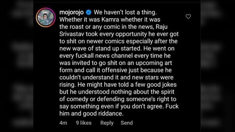 Comedian Rohan Joshi Celebrated Raju Srivastav Demise, Deleted Post After Trolling GGA