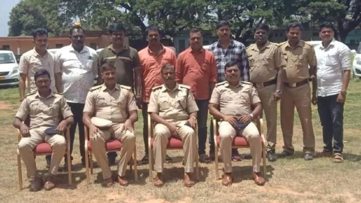 Rented cars mortgaged scam one accused arrested in Mandya mnj Rented cars mortgaged scam one accused arrested in Mandya mnj