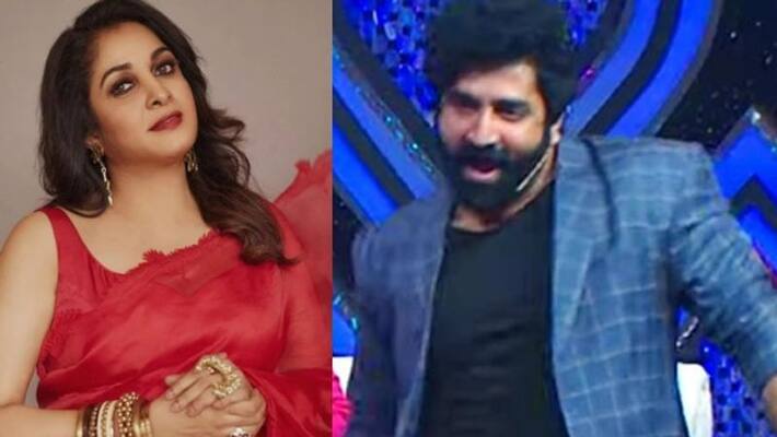 Senior Actress Ramya Krishna Dance with Shekar Master Senior Actress Ramya Krishna Dance with Shekar Master