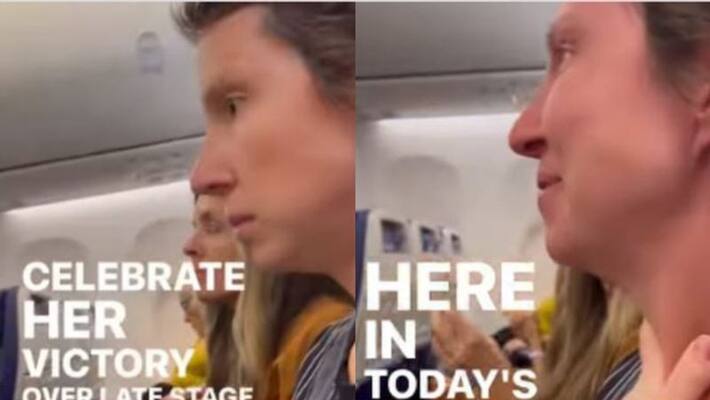 Pilots heartwarming announcement for passenger who beat breast cancer is viral Pilots heartwarming announcement for passenger who beat breast cancer is viral
