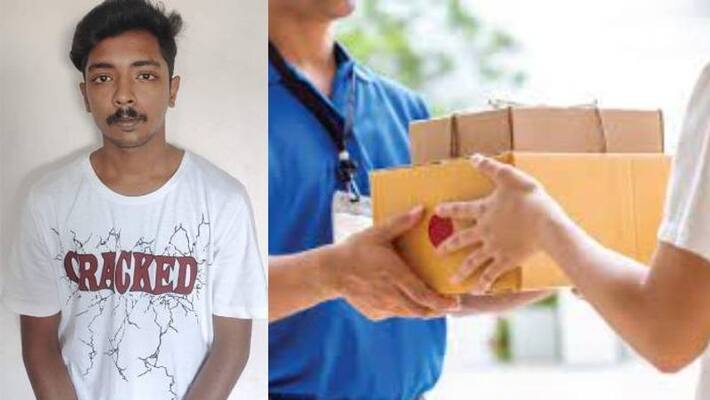 Drug Trafficking by Courier Service one arrested Drug Trafficking by Courier Service one arrested