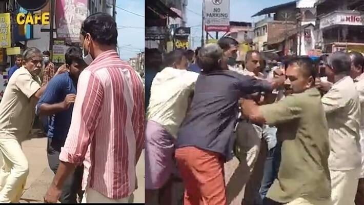 harthal supporters popular front workers assaulted in payyanur and hand over to police harthal supporters popular front workers assaulted in payyanur and hand over to police
