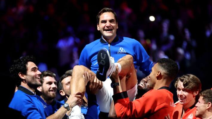 Laver Cup 2022 Tears flow as emotions rule at Roger Federer farewell kvn Laver Cup 2022 Tears flow as emotions rule at Roger Federer farewell kvn