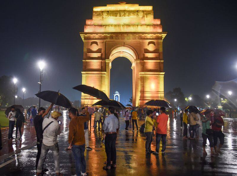 Southwest Monsoon activities in India, rain in Delhi, heavy rain alert, weather report kpa