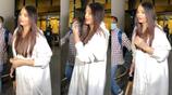 Aishwarya Rai Bachchan got dizzy at Mumbai airport, watch video GGA