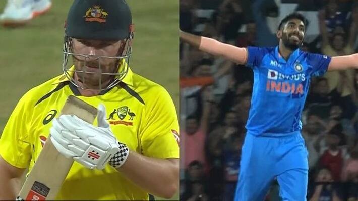 aaron finch appreciates jasprit bumrah bowling despite he out in india vs australia second t20 video goes viral aaron finch appreciates jasprit bumrah bowling despite he out in india vs australia second t20 video goes viral