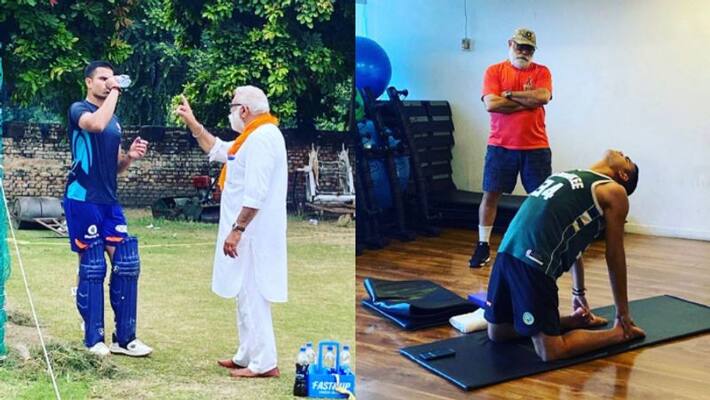 Yuvraj Singh's Father Yograj Singh Training Arjun Tendulkar, Pics Went Viral Yuvraj Singh's Father Yograj Singh Training Arjun Tendulkar, Pics Went Viral