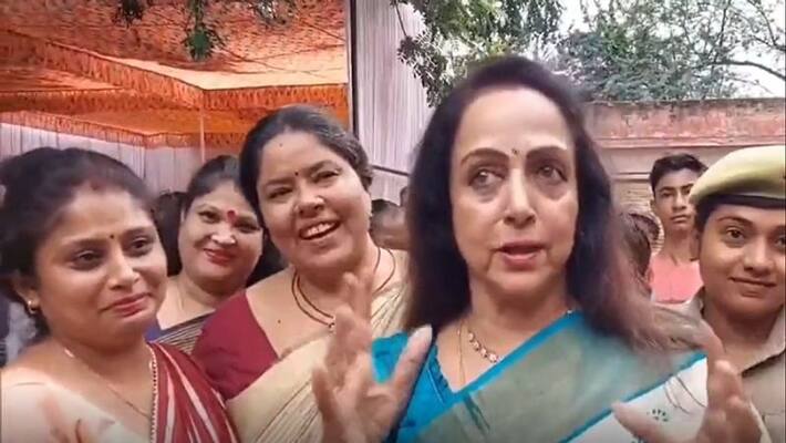 bjp mp hema malini hot comments on kangana ranauth possible election contest from her constituency bjp mp hema malini hot comments on kangana ranauth possible election contest from her constituency