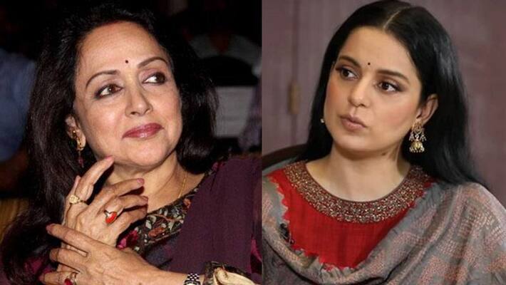 Hema Malini Take A Dig At Kangana Ranaut By Comparing Her With Rakhi Sawant GGA Hema Malini Take A Dig At Kangana Ranaut By Comparing Her With Rakhi Sawant GGA
