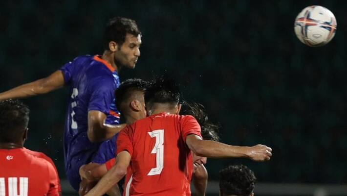 India drew with Singapore in international friendly India drew with Singapore in international friendly