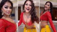 Sexy Bhojpuri video: Namrata Malla dances wearing deep neck choli drb