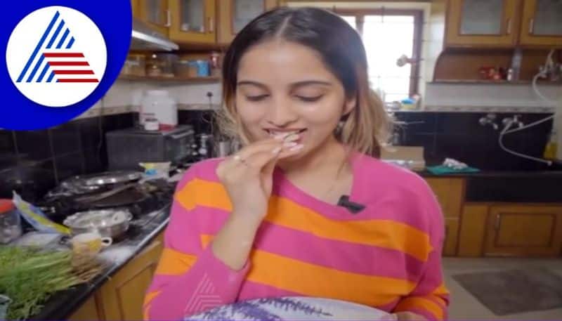 Actress Niveditha Gowda trolled for cooking bajji vcs 