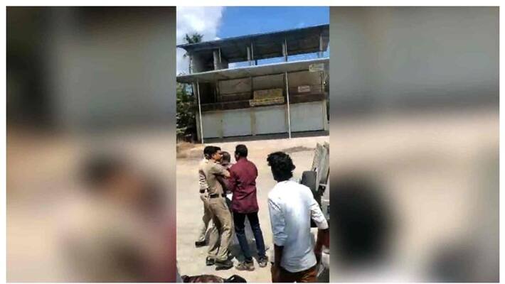 Complaint that cpim branch secretary beat up policeman in Pathanamthitta Complaint that cpim branch secretary beat up policeman in Pathanamthitta