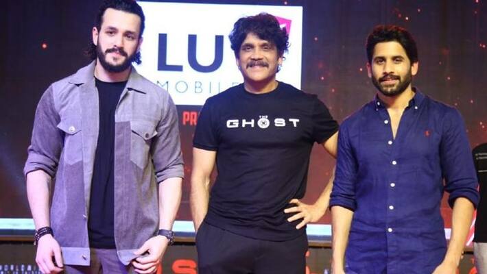 Nagarjuna Akhil Multistarer Movie Announcement at ghoest Pre Release Event Nagarjuna Akhil Multistarer Movie Announcement at ghoest Pre Release Event